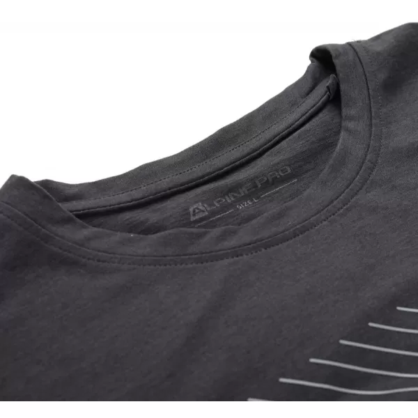  Pánské outdoorové triko ALPINE PRO NOGER 2 BLACK VARIANTA PA 