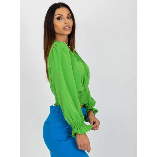  Dámská halenka ITALY MODA DHJ-BZ-13866.92P BRIGHT GREEN 