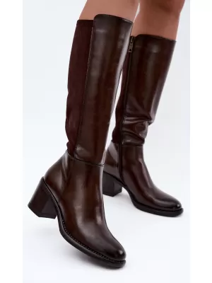 Dámské kozačky VINCEZA 58652 BROWN