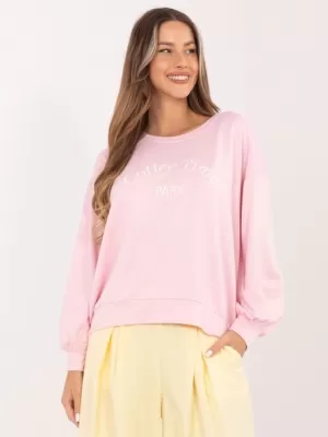 Dámská mikina RUE PARIS RV-BL-A1220.11 BRIGHT PINK