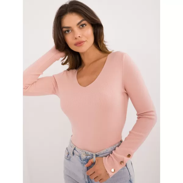  Dámský svetr WOOL FASHION ITALIA AT-SW-2334.49 BRIGHT PINK 