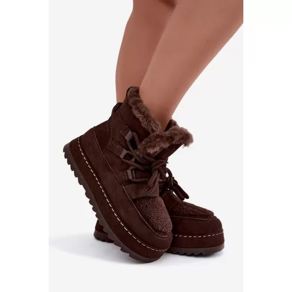  Dámské sněhule BOTO 9077 CHOCOLATE 