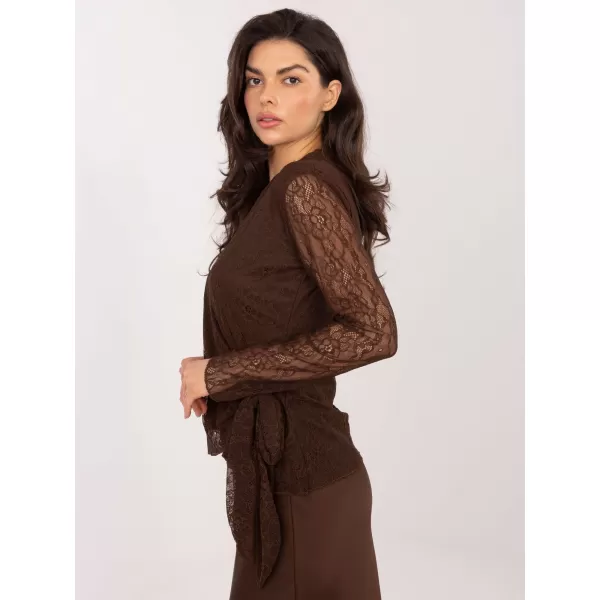  Dámská halenka ITALY MODA MI-BZ-92405.67 BROWN 