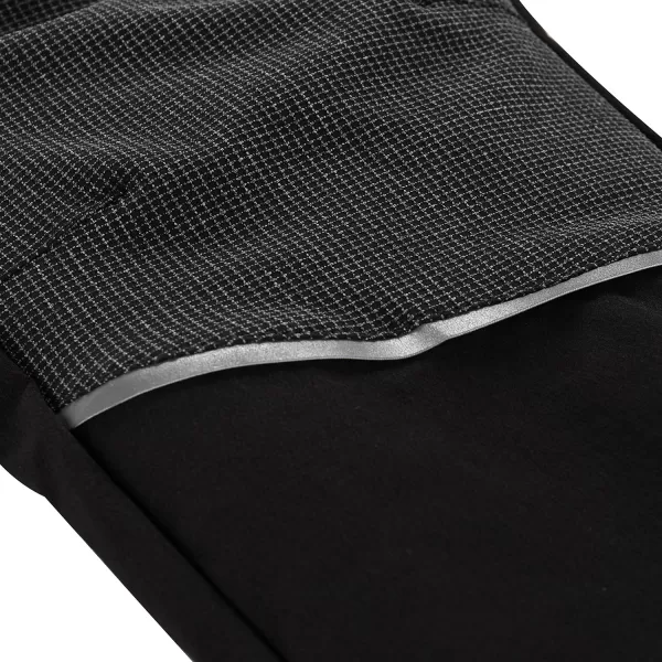  Dětské hřejivé softshellové kalhoty ALPINE PRO HERGO BLACK 