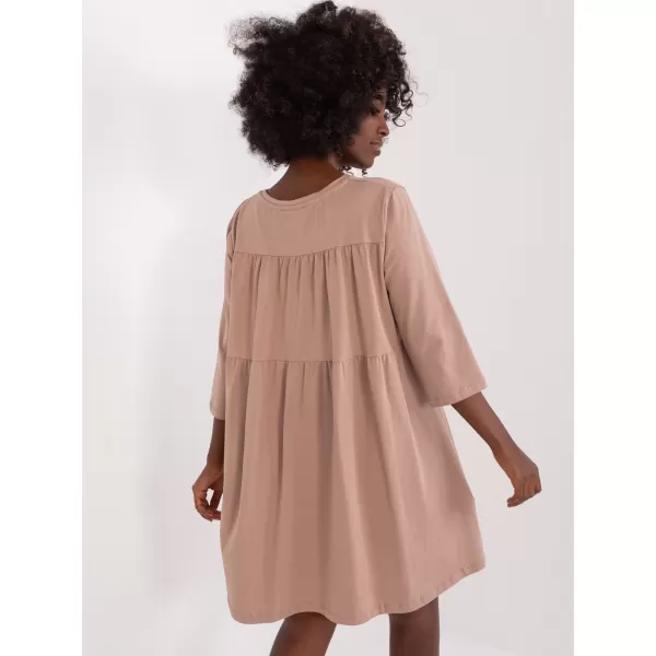  Dámské šaty RELEVANCE RV-SK-6274.36P DARK BEIGE 