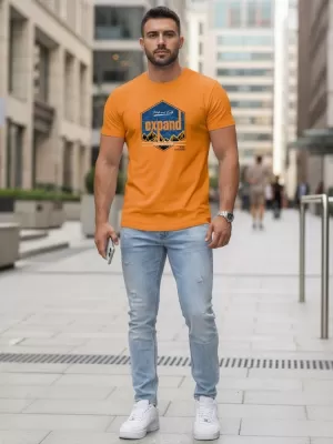 Pánské triko DSTREET ORANŽOVÁ