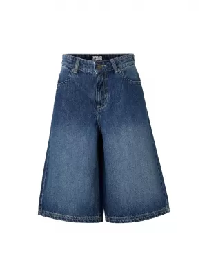 Dámské kalhoty URBAN CLASSICS TB8192 MID DEEP BLUE WASHED