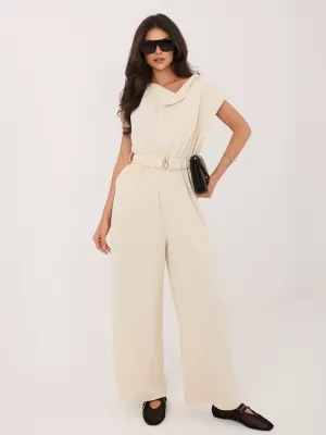 Dámský overal ITALY MODA MI-KO-3125.14P LIGHT BEIGE