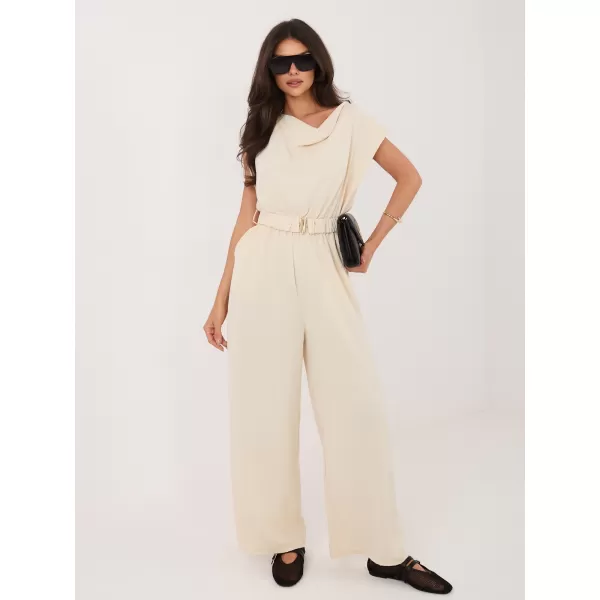  Dámský overal ITALY MODA MI-KO-3125.14P LIGHT BEIGE 