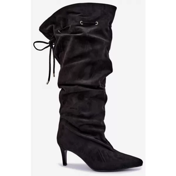  Dámské kozačky BOTO CS007 BLACK 