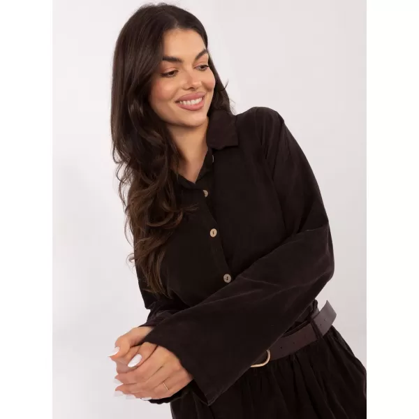  Dámská košile ITALY MODA IT-KS-22390.81 DARK BROWN 