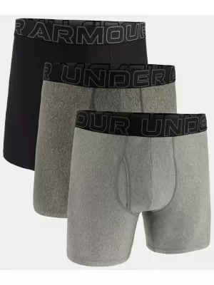 Pánské boxerky UNDER ARMOUR M UA PERF TECH 6IN (3KS) 1383878-035 ŠEDÁ