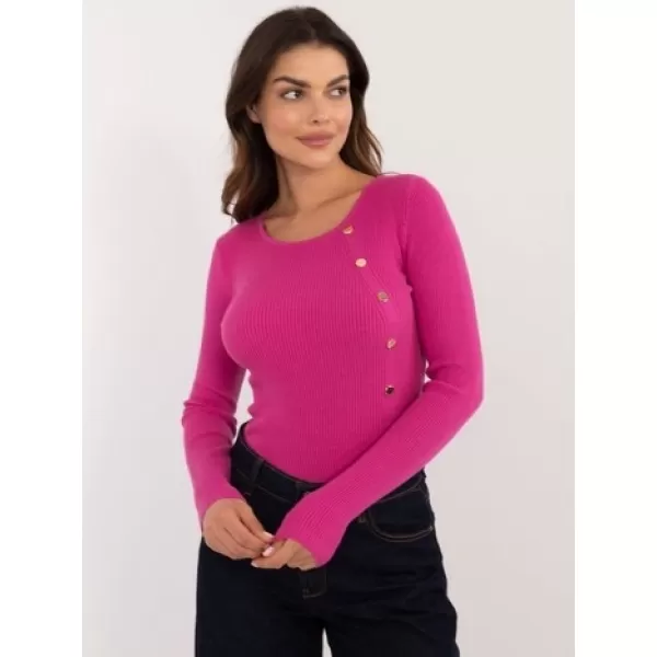  Dámský svetr WOOL FASHION ITALIA AT-SW-2332-2.65 FUCHSIA 