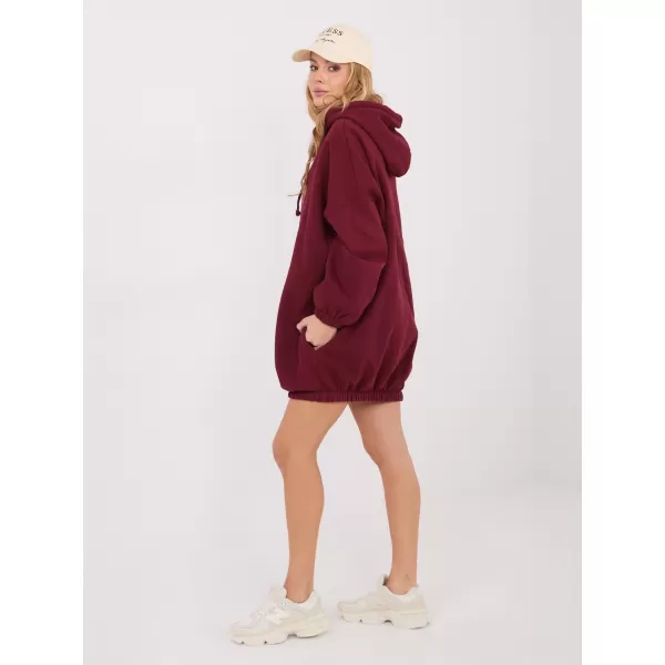  Dámská mikina FACTORY PRICE WT-BL-A1461.70 BURGUNDY 