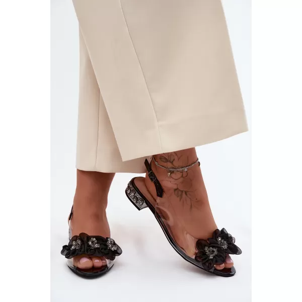  Dámské sandály D&A MR61-9006 BLACK 