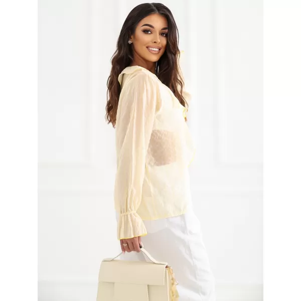  Dámská halenka ITALY MODA IT-BZ-25096.84 BRIGHT YELLOW 
