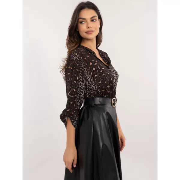  Dámská košile OCH BELLA TW-KS-BI-7175A.25 DARK GREY 