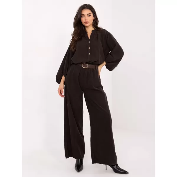  Dámské kalhoty ITALY MODA IT-SP-25782.73 DARK BROWN 