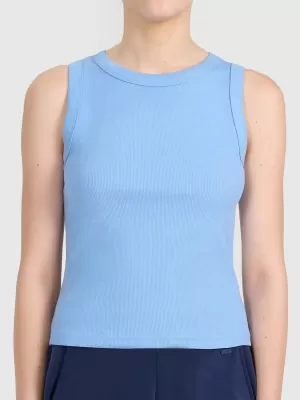 Dámské tílko 4F 4FWMM00TSLEF299 DENIM