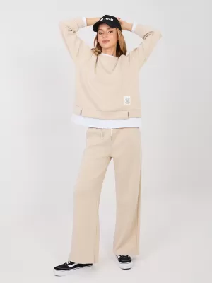 Dámská tepláková souprava RUE PARIS IT-KMPL-22230.18 BEIGE