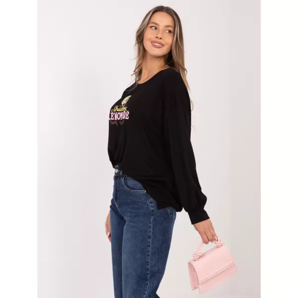  Dámská mikina RUE PARIS RV-BL-A1218.11P BLACK 
