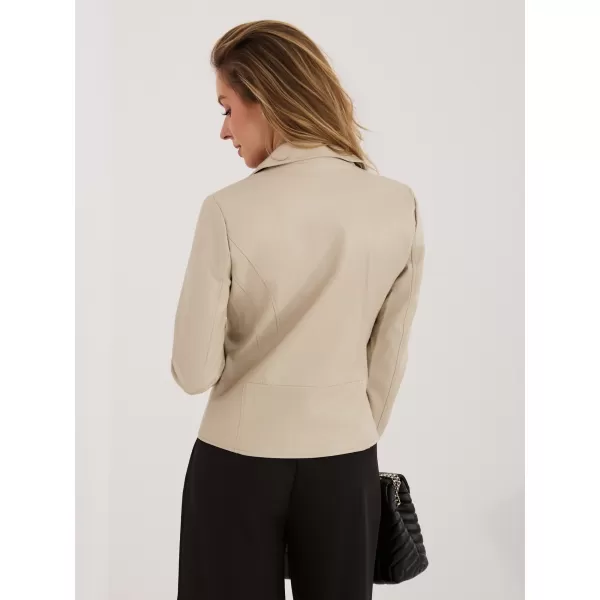  Dámská bunda FACTORY PRICE MBM-KR-PU-002-M.00P BEIGE 