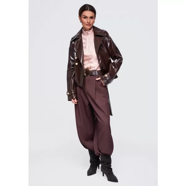  Dámská bunda OMBRE OW-JAFL-0144 BROWN 
