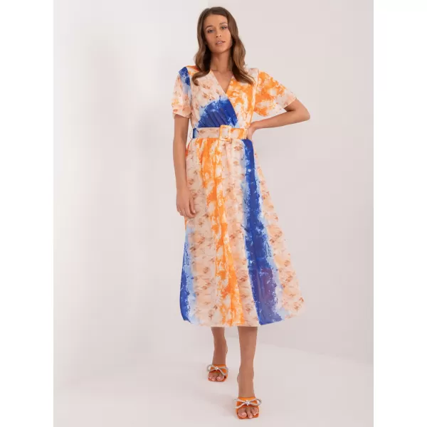 Dámské šaty ITALY MODA DHJ-SK-15967-2.86 ORANGE 