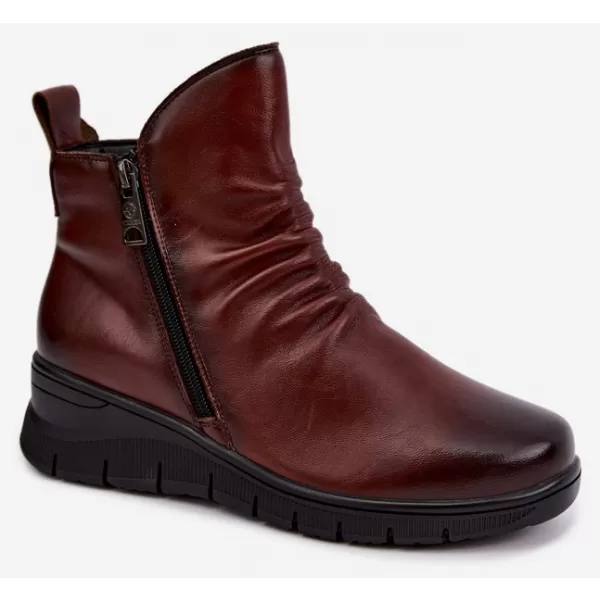  Dámské kotníkové boty VINCEZA 133117 BROWN 