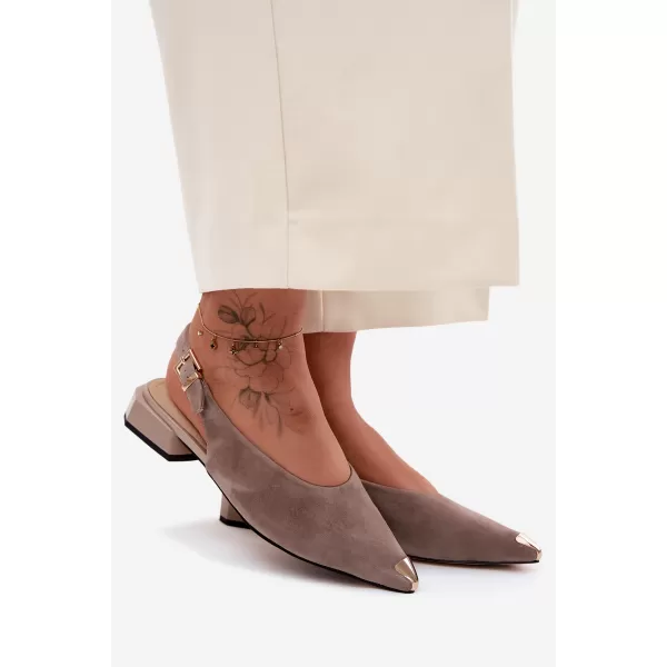  Dámské sandály D&A CR61-3050 BEIGE 