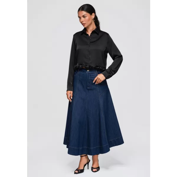  Dámská košile OMBRE OW-SH-E0059 BLACK 
