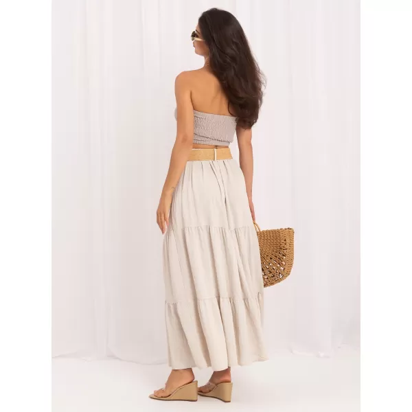  Dámská sukně ITALY MODA MO-SD-25013.48 LIGHT BEIGE 