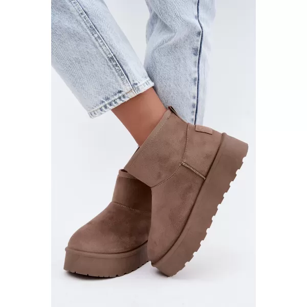  Dámské sněhule BIG STAR SHOES UU274224 BEIGE 