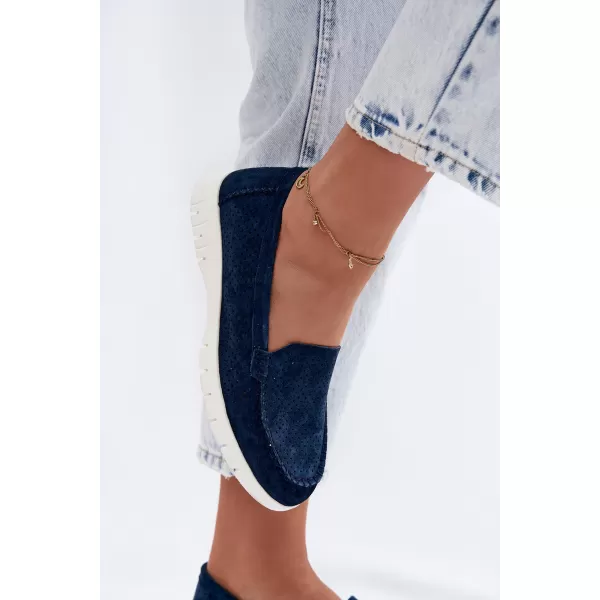  Dámské mokasíny VINCEZA 95360 BLUE 