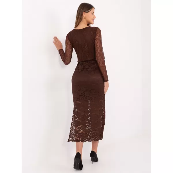 Dámská sukně ITALY MODA MI-SD-G9137.16P BROWN 