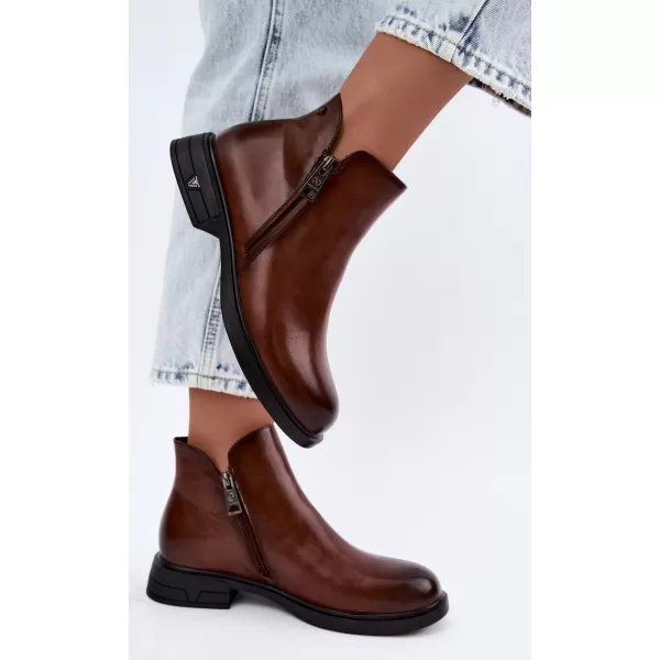 Dámské kotníkové boty VINCEZA 133112 BROWN 