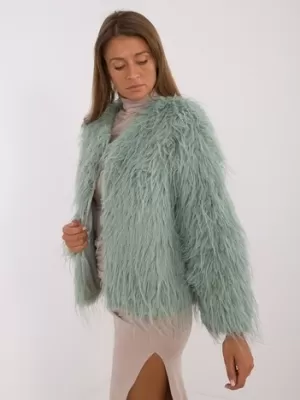 Dámská bunda WOOL FASHION ITALIA AT-KR-2359.96P PISTACHIO
