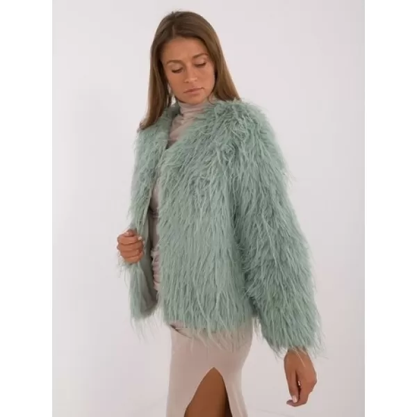  Dámská bunda WOOL FASHION ITALIA AT-KR-2359.96P PISTACHIO 