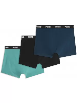 Pánské boxerky PUMA MEN BOXERS 3P 94713011 GREEN COMBO