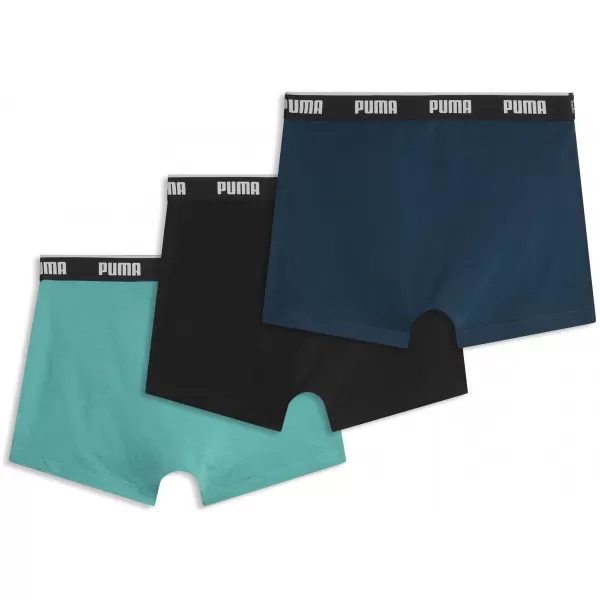 Pánské boxerky PUMA MEN BOXERS 3P 94713011 GREEN COMBO 