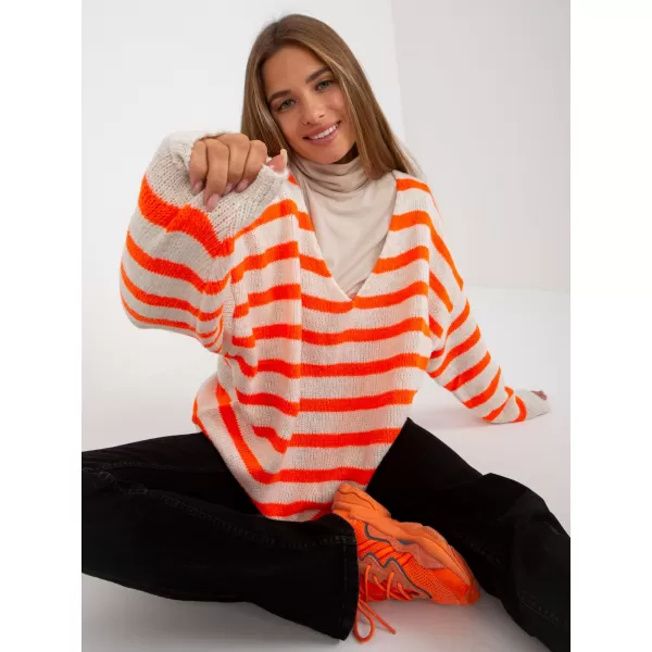  Dámský svetr OCH BELLA TW-SW-BI-M59.25 ORANGE 