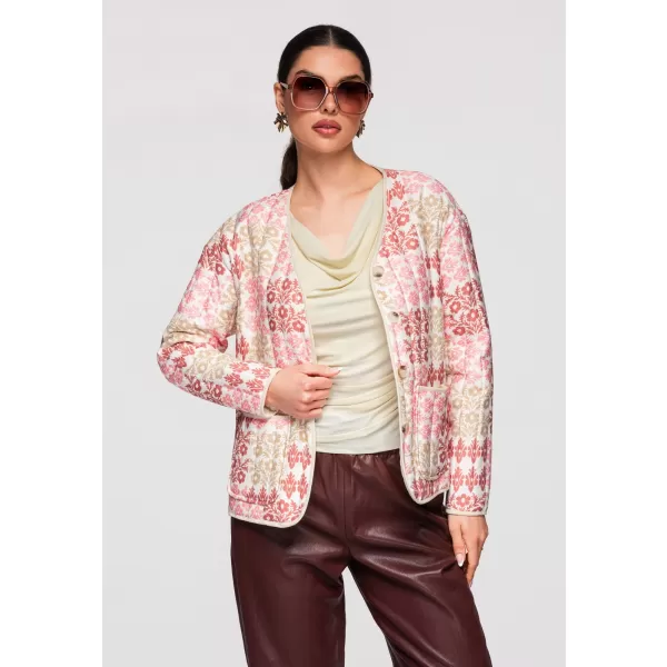  Dámská bunda LARICA OW-JALP-0126 ROSE/BEIGE 
