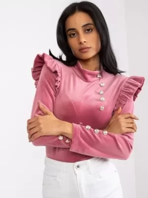 Dámská halenka ITALY MODA DHJ-BZ-6533A.44P DARK PINK