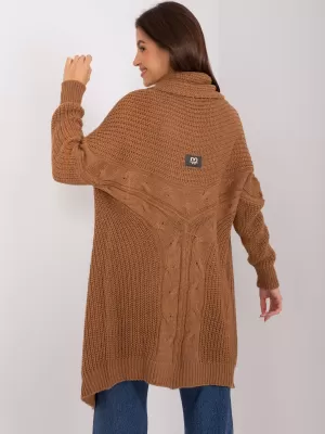 Dámský kardigan OCH BELLA TW-SW-BI-305.99P BROWN