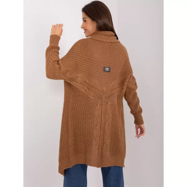  Dámský kardigan OCH BELLA TW-SW-BI-305.99P BROWN 