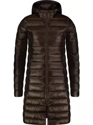 Dámský zimní kabát NORDBLANC GALEFORCE WJL8406 HNĚDÁ