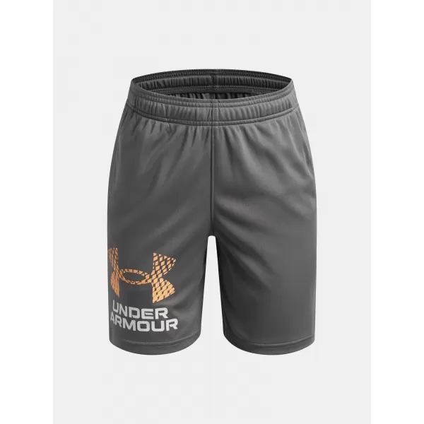  Chlapecké kraťasy UNDER ARMOUR TECH LOGO SHORTS 1383333-709 ZELENÁ 