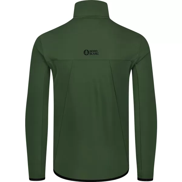  Pánská powerfleece mikina NORDBLANC MORASS NBSFM8335 ZELENÁ 
