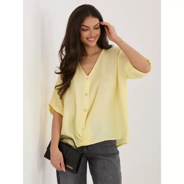  Dámská halenka ITALY MODA IT-BZ-81891.49 BRIGHT YELLOW 