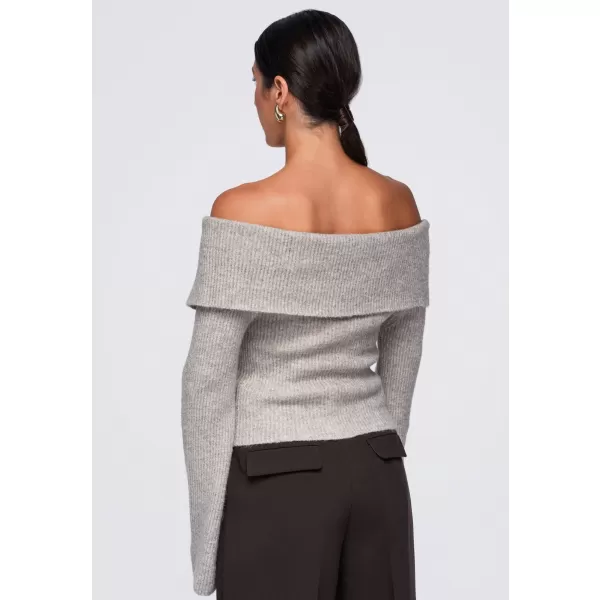  Dámský svetr OMBRE OW-SW-E0011 TAUPE 